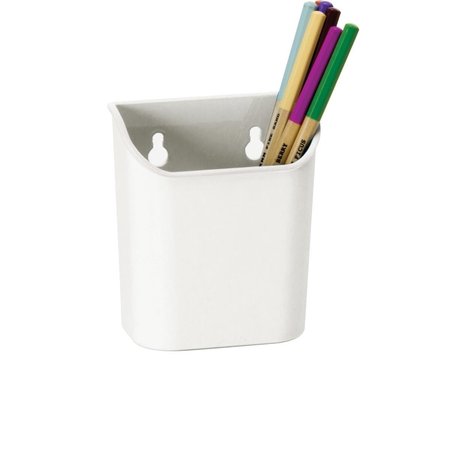 OFFICEMATE Officemate 1494033 Magnet Plus Magnetic Pencil Cup - White 1494033